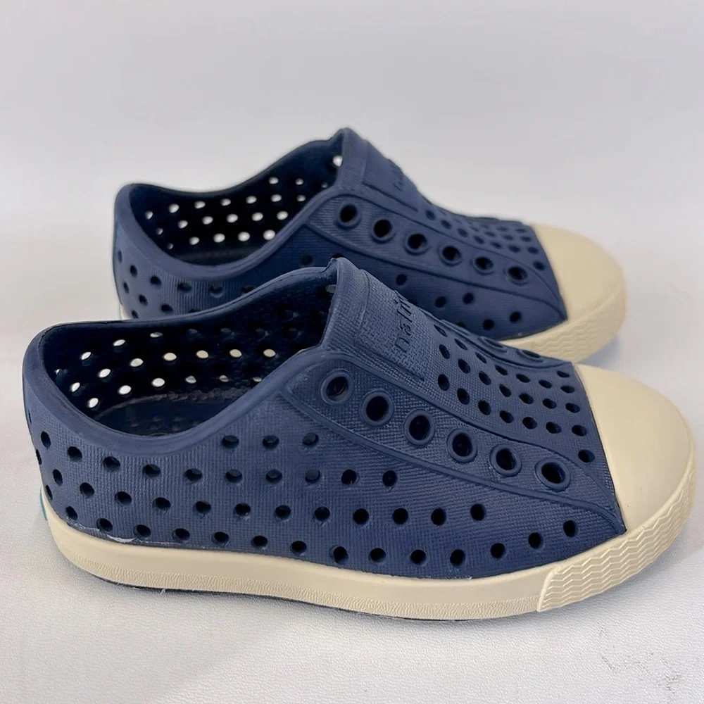 NATIVE Jefferson Kid’s Slipon Waterproof Blue Shoes C5